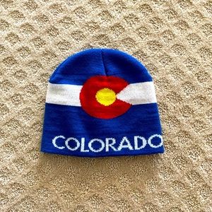 Colorado flag beanie
